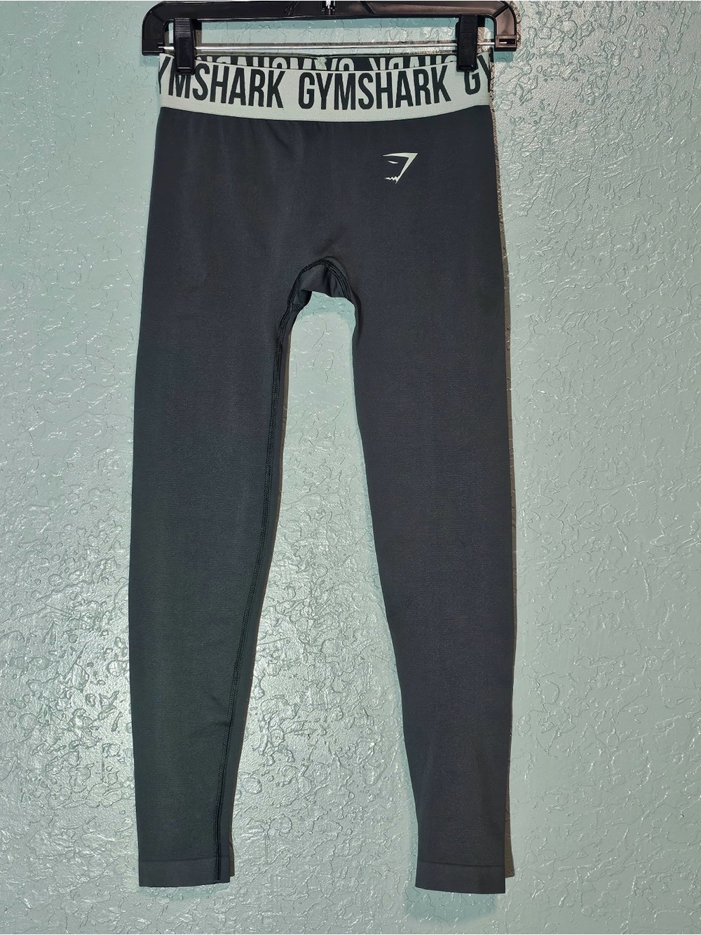 Gymshark Black Logo Waistband Leggings Size S